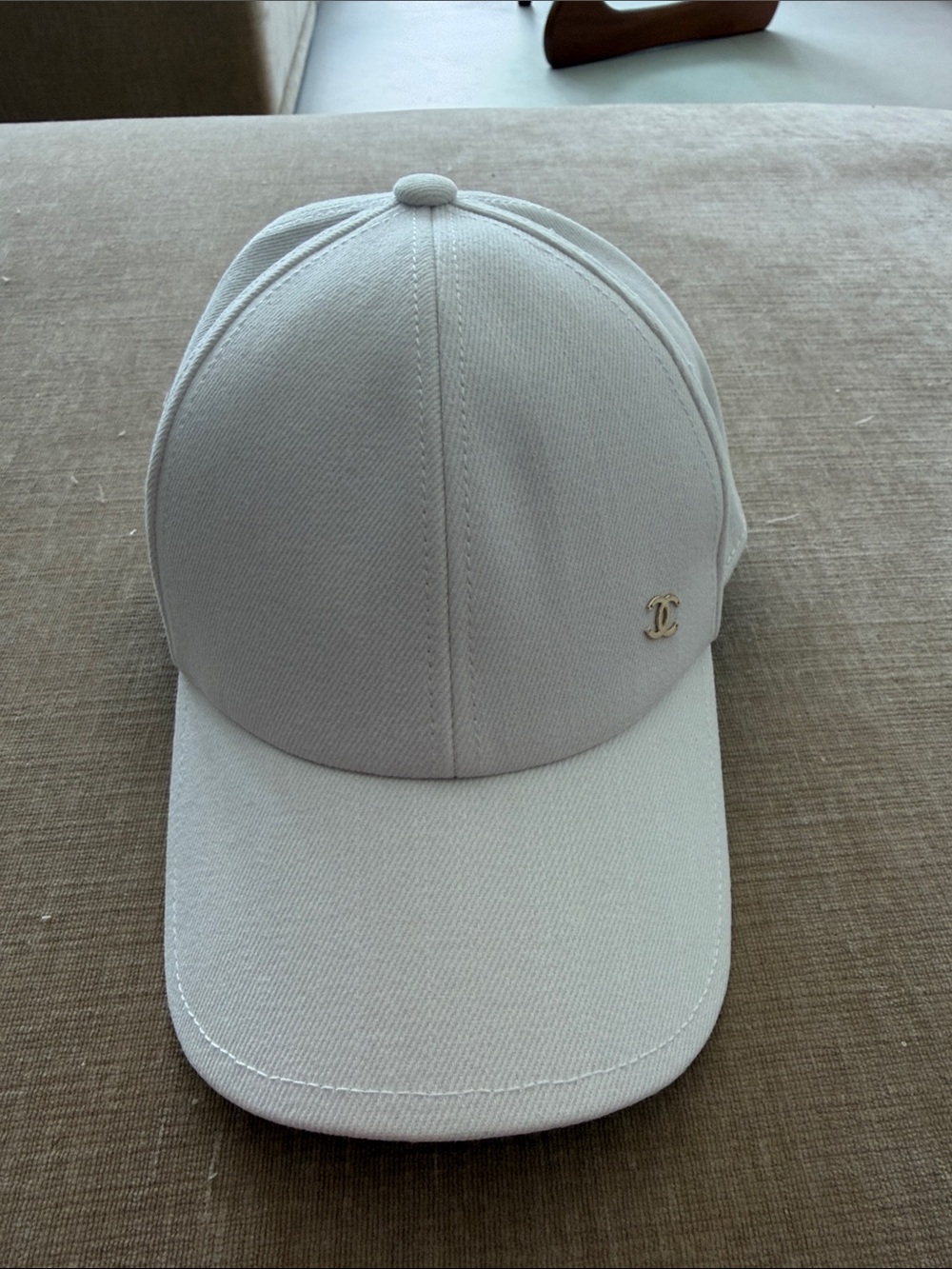 Chanel baseball hat women cotton silk